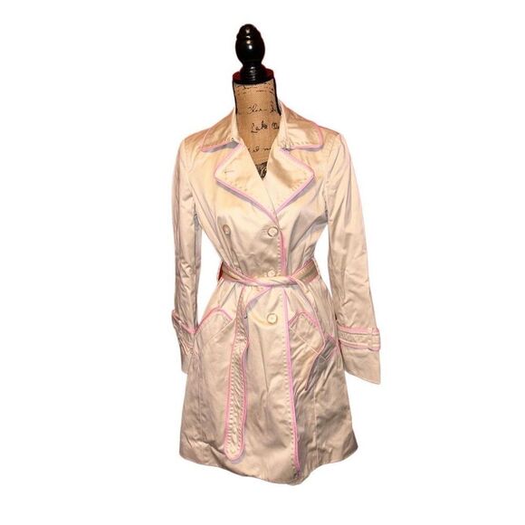 Coach double breasted belted trench coat size S - Picture 1 of 7